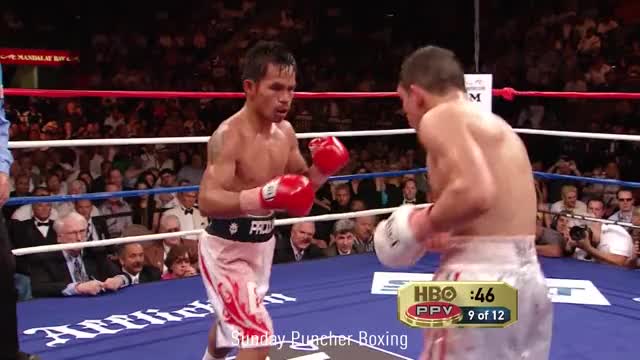 Manny Pacquiao sends David Diaz down face-first
