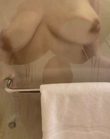 Big Tits Nipple Nipples Shower Tease Teasing Tits Wet White Girl clip