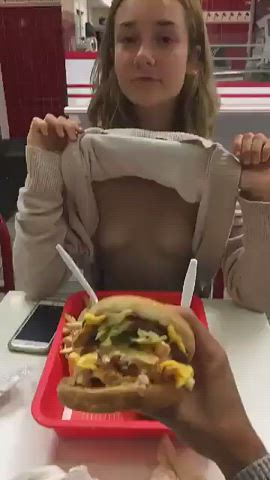 Boob burgers