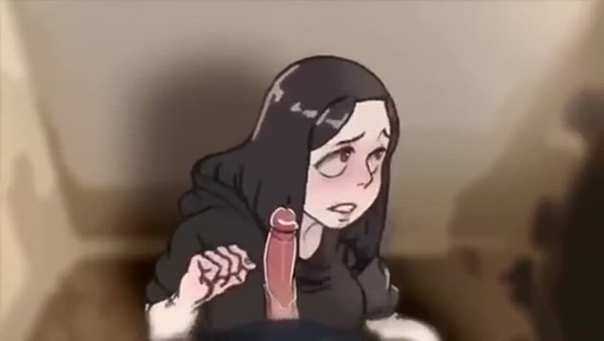 animation anime ass big tits deepthroat face fuck facial rule34 clip