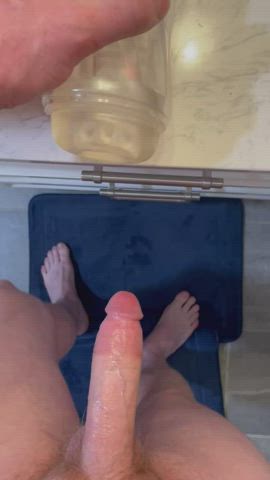 amateur big dick masturbating clip