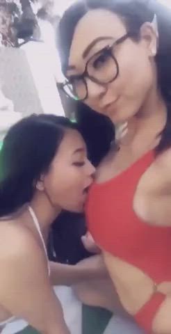 Asian Big Tits Lesbian clip