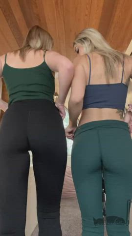 We look awfully cute in yoga pants but your boner is telling me you’d rather see