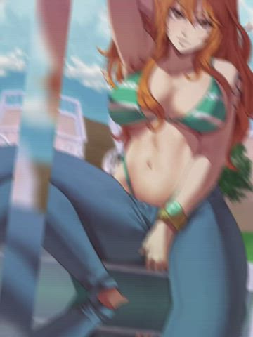 Blessing your day with (Nami) titties