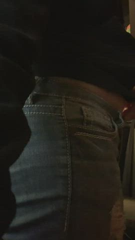 Ass Jeans Strip clip