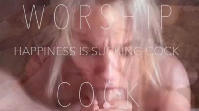 happiness is sucking cock