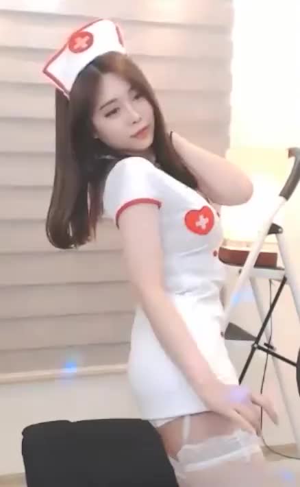 BJ Jaehee Sexy Nurse Humping that Ottoman