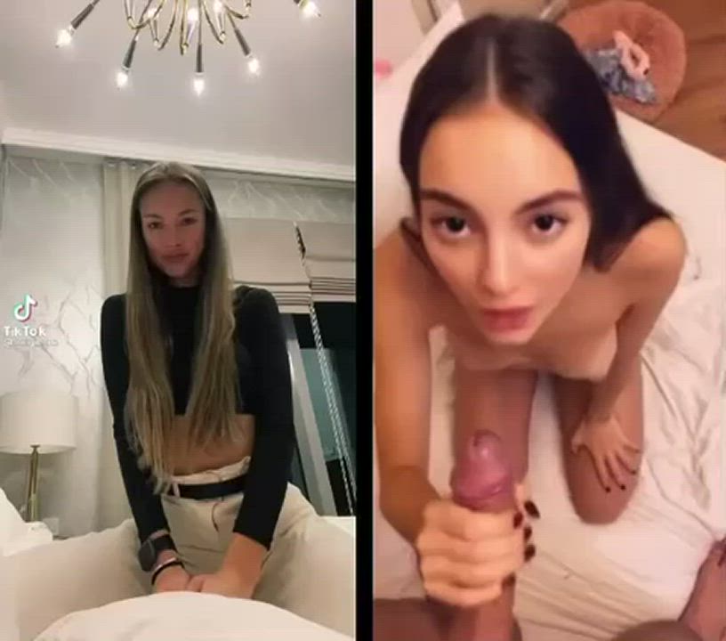 Tiktok and bj video collage