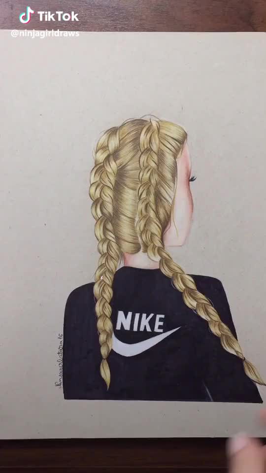 My hair drawings ??♀️ Which one ? ❤️ I will draw one of you at 15K on Insta: