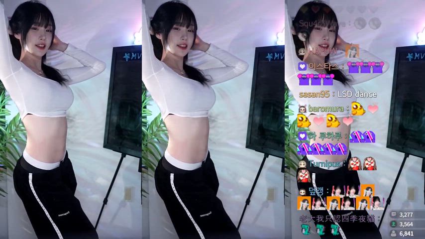 asian big tits dancing korean clip