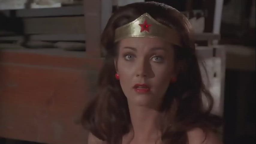 Lynda Carter's slow breathing and rising plots in Wonder Woman (1976)