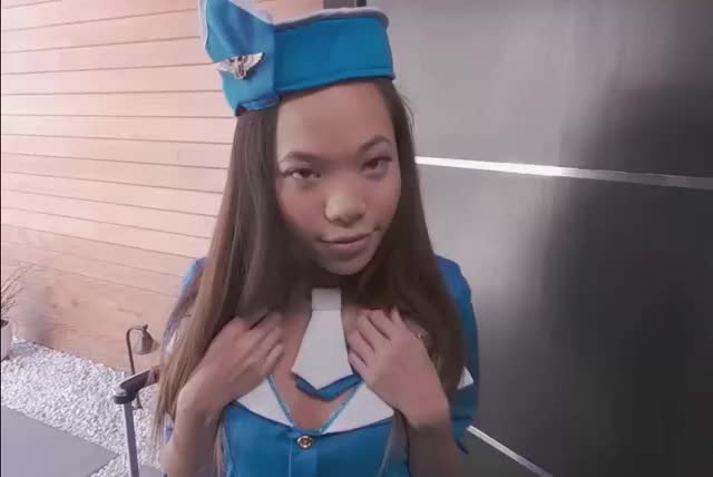 Fucking an Asian Flight Attendant in VR