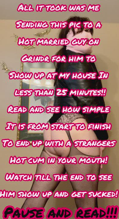 Read and see how easy it was for me to get a married stranger cum in my mouth in