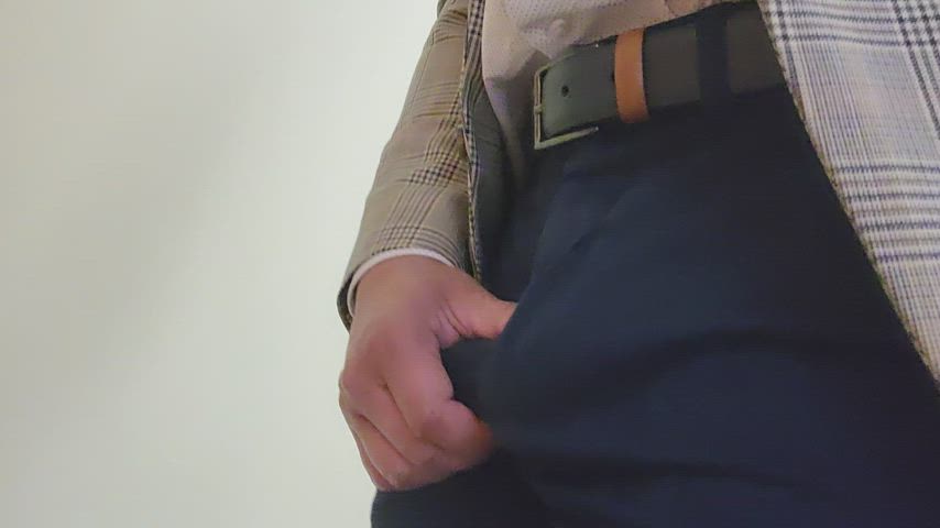 grabbing jerk off office clip