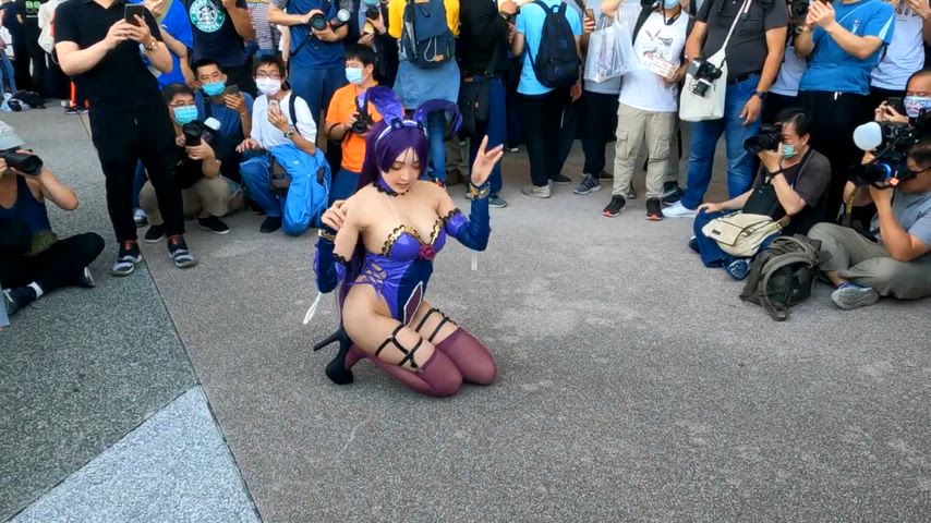 asian chinese cosplay clip