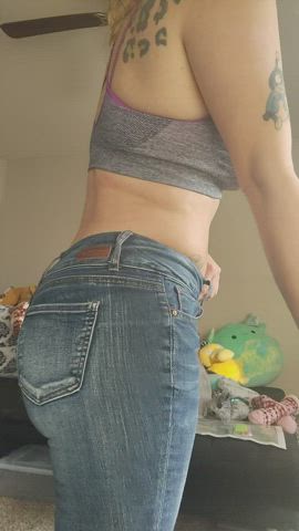 big ass big tits jeans natural clip