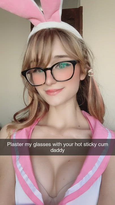 Ahegao Caption Glasses clip