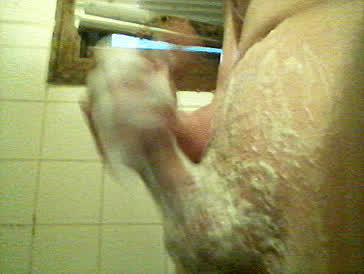 cock handjob jerk off male masturbation masturbating soapy solo clip