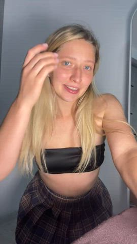 blonde cute teen clip