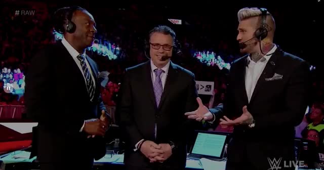 Corey Graves can't keep a straight face