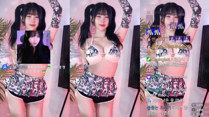 asian big tits dancing korean clip