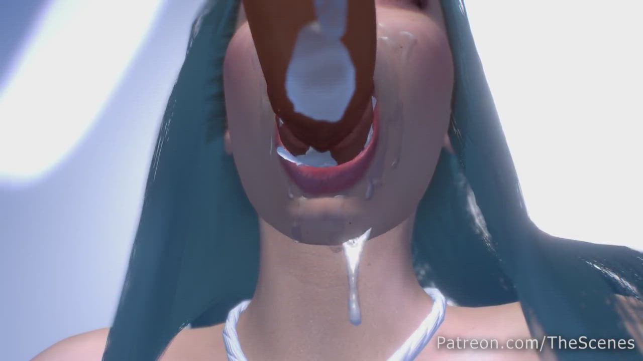 Deepthroat Throatpie Extreme Gagging Busty Pov Porn GIF by TheScenes