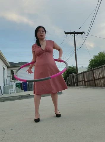 Updated version: I improved my hula hoop stripping skills! [F]
