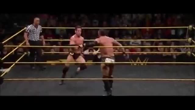 Roderick Strong - Jumping High Knee and Overhead Back Suplex Combo