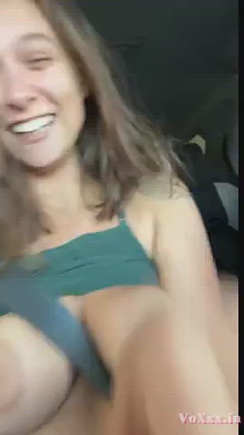 amateur car homemade selfie teen tits clip