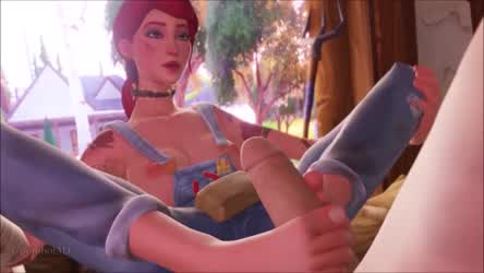 Farm Girl Footjob (Coombot) [Fortnite]