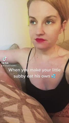 Follow my TikTok for domme shit. I’ll start going live on there at 1000 followers!!