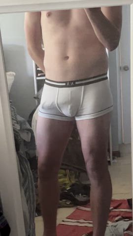 These briefs don't fit me right, do you anything that my dick might fit into?