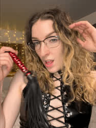 Dominatrix Latex Leather Tattoo Whipping clip