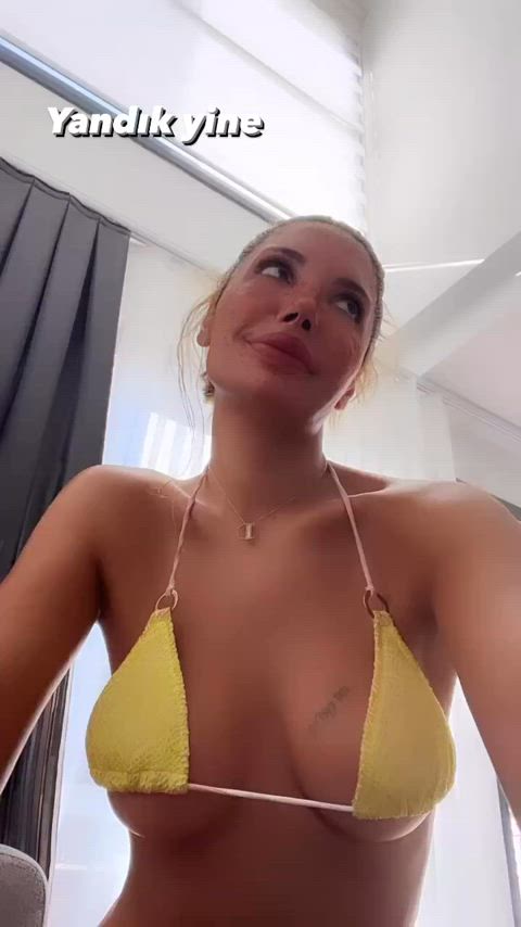 blonde boobs girls turkish clip