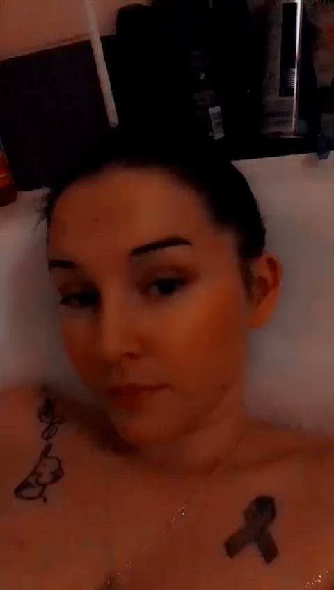 bath bathtub big tits boobs tits clip