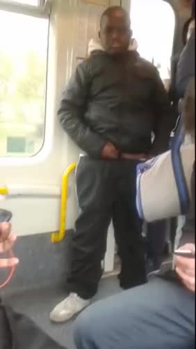 baby dick in train