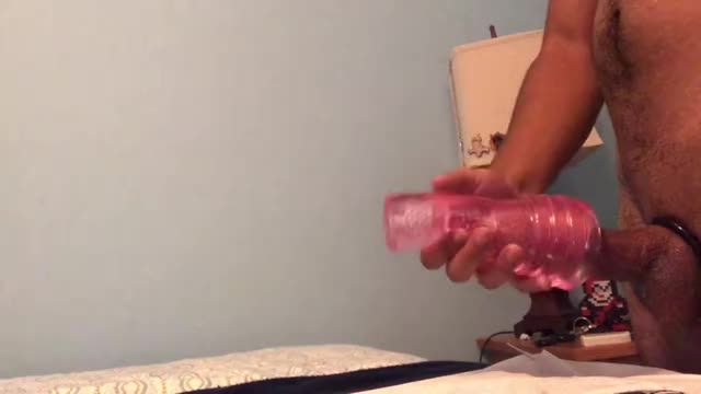 My first cumshot with my new toy went very well