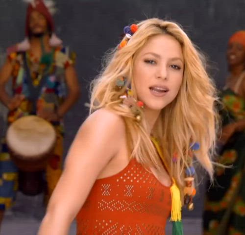 celebrity female shakira clip