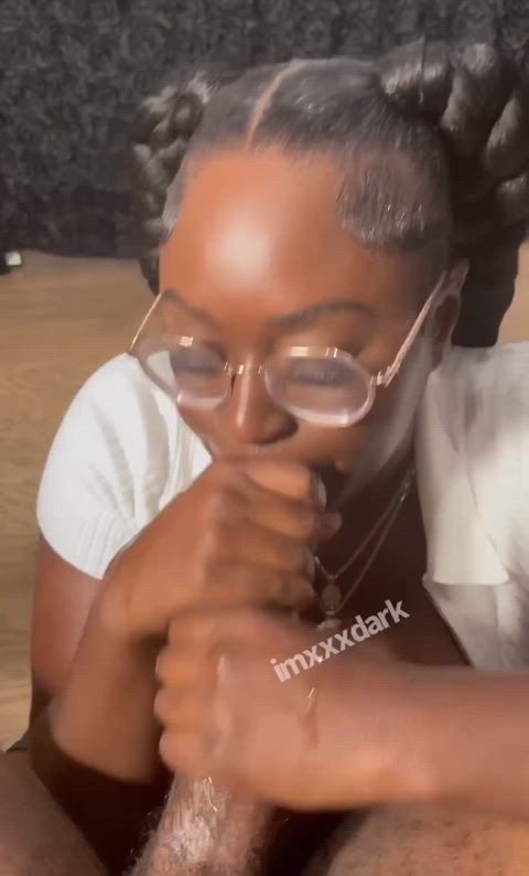 amateur bbc cum cumshot ebony ebony couple facial glasses huge load messy clip