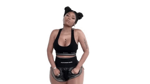 Big Ass Big Tits Celebrity Ebony Nicki Minaj Sport clip