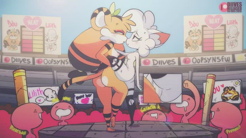 Animation Anime Ass Cartoon Cute Futanari Hentai Monster Girl Wet Pussy clip