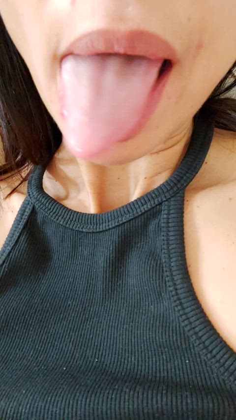 my long and playful tongue