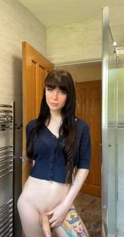 brunette trans trans woman trans-girls clip