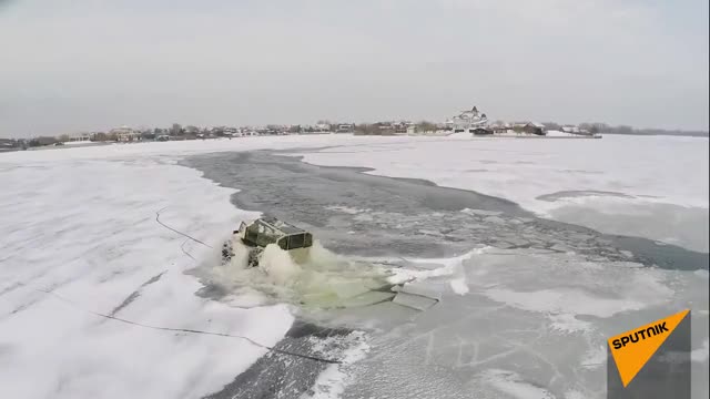 Unstoppable: Russian ATV Can Swim, Climb, Drive Anywhere