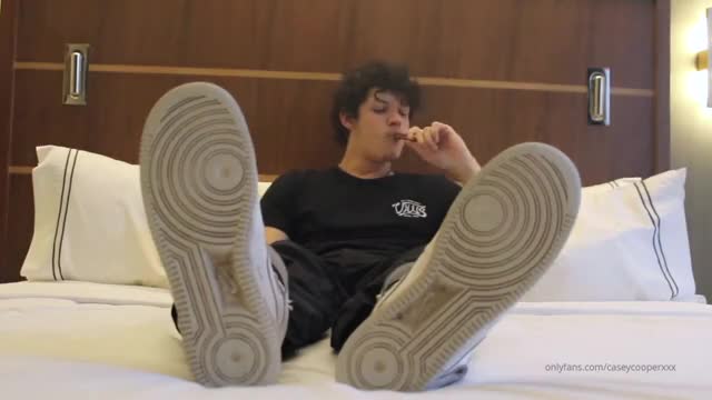 Twink Black Socks Feet Worshipped