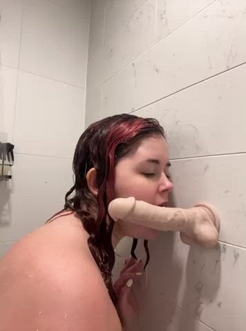 blowjob dildo goth sex toy shower toy clip