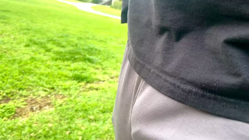 Dickprint in grey sweats (OC)
