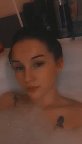 bath bathroom bathtub big tits natural tits tits clip