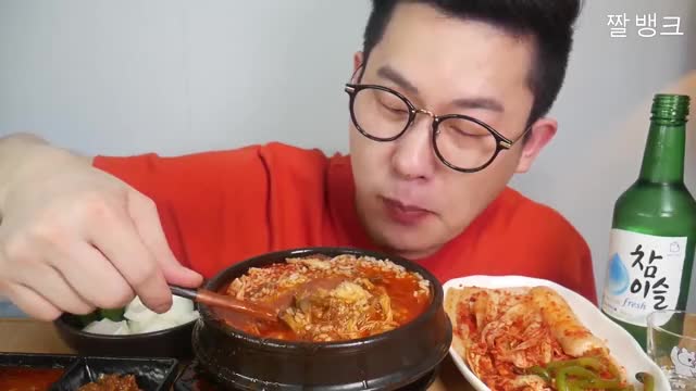 가르마마_얼큰닭개장(spicy chicken soup) 만들어 요리 먹방-3