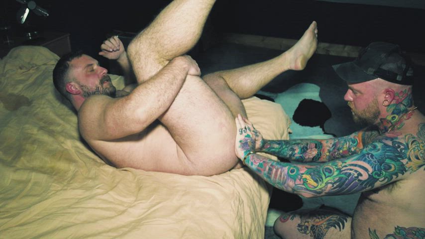anal australian bear big dick gay onlyfans rimming tattoo uncut clip